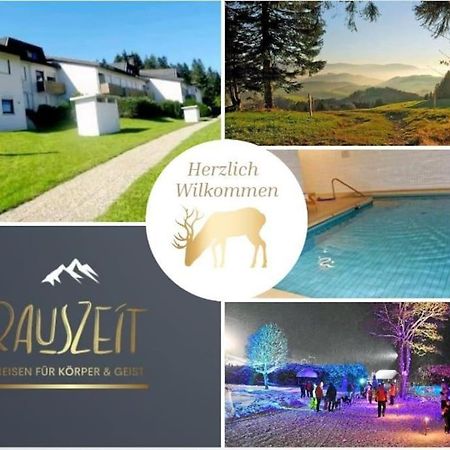 Urlaub Auf 1.000 Meter Hoehe Mit Pool Und Sauna Schönwalde Exterior foto