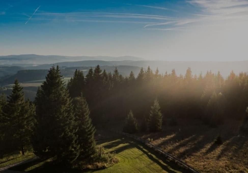 Urlaub Auf 1.000 Meter Hoehe Mit Pool Und Sauna Schönwalde Exterior foto
